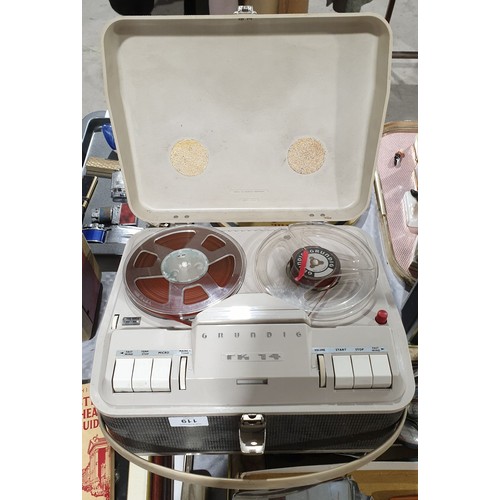 119 - A vintage Grundig TK14 reel-to-reel player. No shipping. Arrange collection or your own packer and s... 