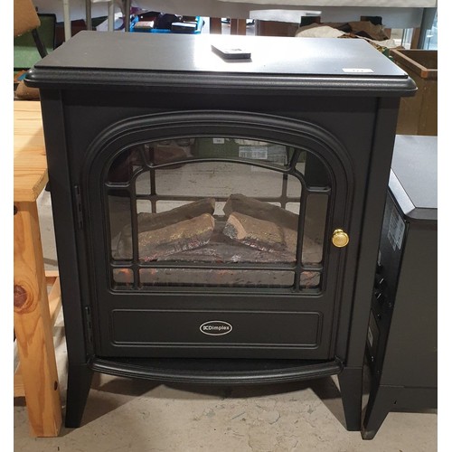 171 - A Dimpex stove heater with remote control. A/F. No shipping. Arrange collection or your own packer a... 