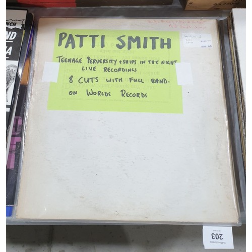 203 - Five LPs including Patti Smith Group 