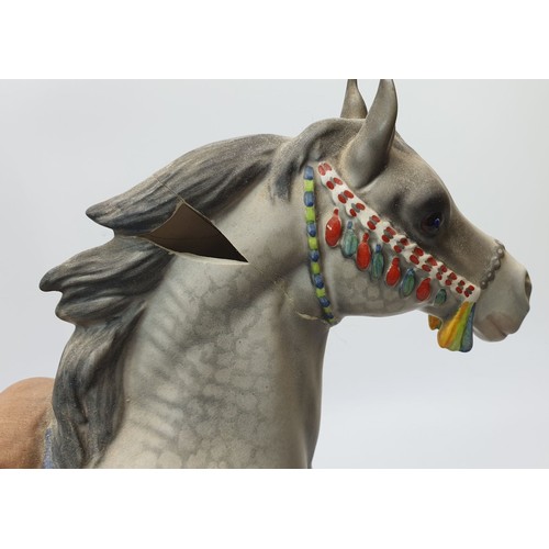 236 - A scarce Beswick Arab stallion 2269, issued 1970-75, A/F, height 9.5