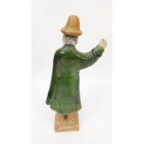 241 - A Chinese tomb figure, height 8.25