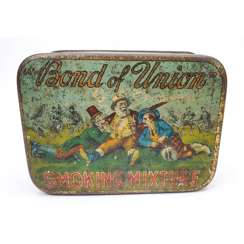 250 - A Cope Bros & Co Ltd Bond of Union Smoking Mixture tin, length 5