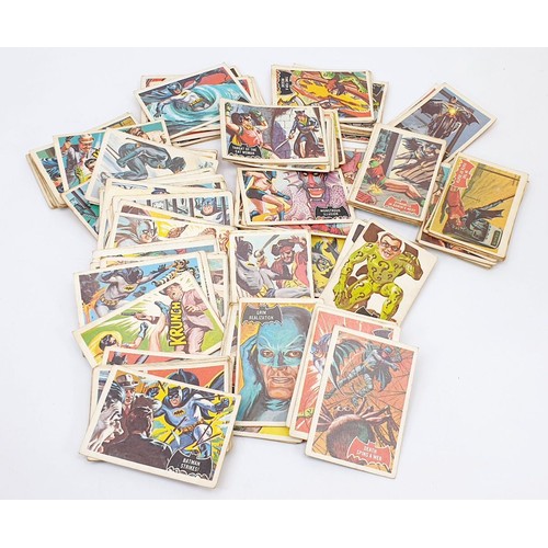 333 - A quantity of vintage 1960s Batman trading cards, National Periodical Publications Inc. UK shipping ... 