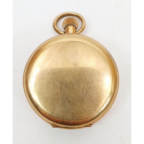 339 - A vintage gold plated Limit pocket watch, diameter 2