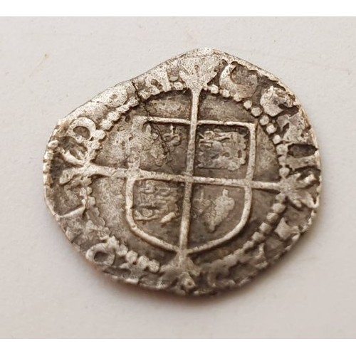 345 - An Elizabeth I silver penny and a Henry III silver penny, together with a Roman bronze coin of Emper... 