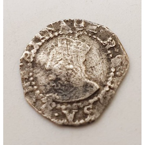 345 - An Elizabeth I silver penny and a Henry III silver penny, together with a Roman bronze coin of Emper... 