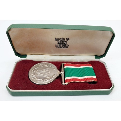 349 - A boxed Women's Voluntary Service medal. UK shipping £14.