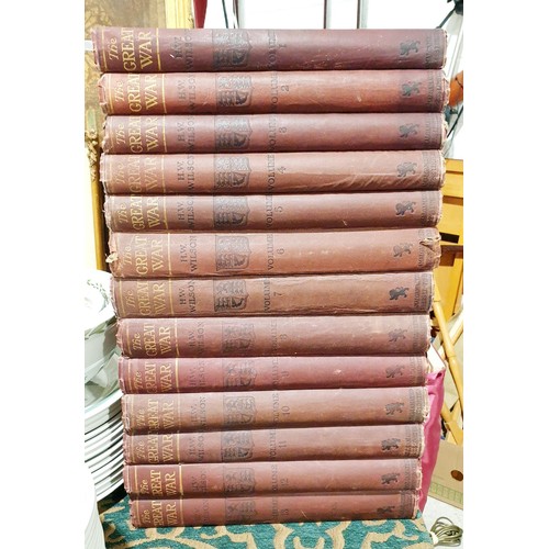 277 - Wilson, H. W., The Great War, the Standard History of the all Europe Conflict in thirteen volumes. N... 