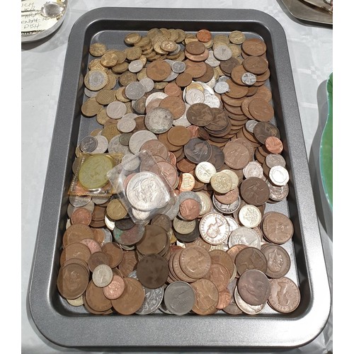 408 - A selection of mainly British coinage. UK shipping £14.