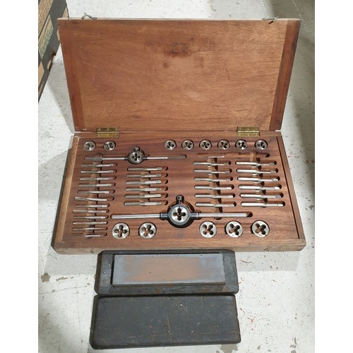 470 - An Imperial Tap and Die set together with a sharpening stone. No shipping. Arrange collection or you... 