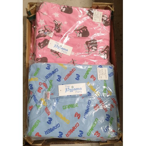 476 - A box of new in packet pyjamas. UK shipping £14.