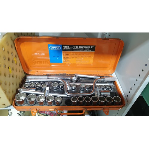 481 - A Draper socket set. No shipping. Arrange collection or your own packer and shipper, please.