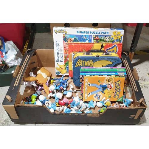 501 - A box of toys. UK shipping £14.