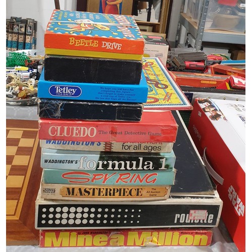 513 - Eleven vintage and later board games. No shipping. Arrange collection or your own packer and shipper... 