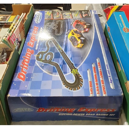 522 - A boxed Drifting Express slot car racing game. No shipping. Arrange collection or your own packer an... 