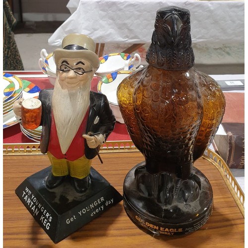 56 - A vintage Younger's Tartan Keg advertising figure, height 9