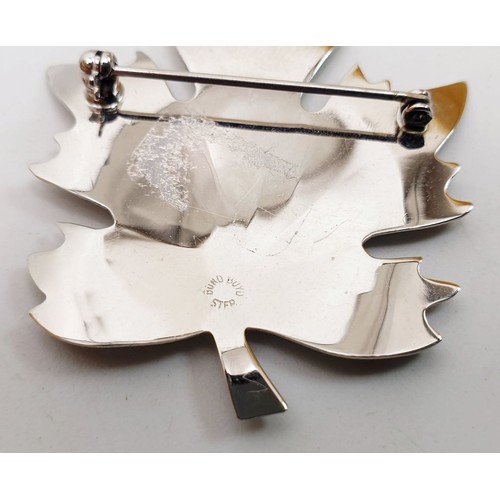 175 - A selection of Bond Boyd sterling silver leaf jewellery, 16g. UK shipping £14.