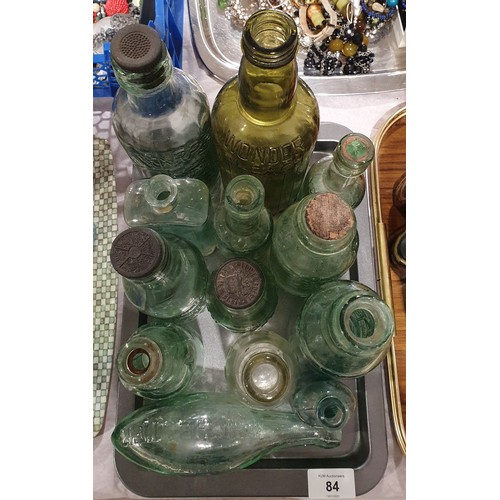 84 - A selection of vintage local interest bottles including Hebden Bridge and Mytholmroyd. No shipping. ... 