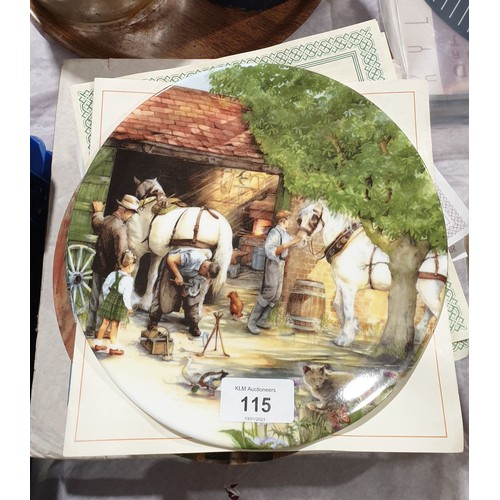 115 - Eight Royal Doulton collector's plates. No shipping. Arrange collection or your own packer and shipp... 