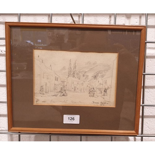 126 - A 19th century sketch 