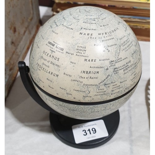 319 - A vintage Luna globe, height 5.75