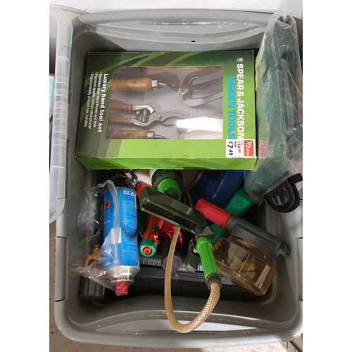 358 - A box of gardening equipment. No shipping. Arrange collection or your own packer and shipper, please... 