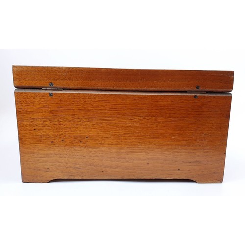 6 - An early 20th century Monopol music box, working order, width 11.25