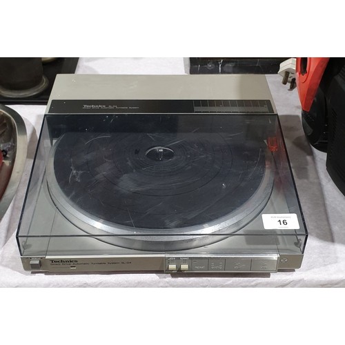 16 - A Technics SL-D4 record deck. No shipping. Arrange collection or your own packer and shipper, please... 