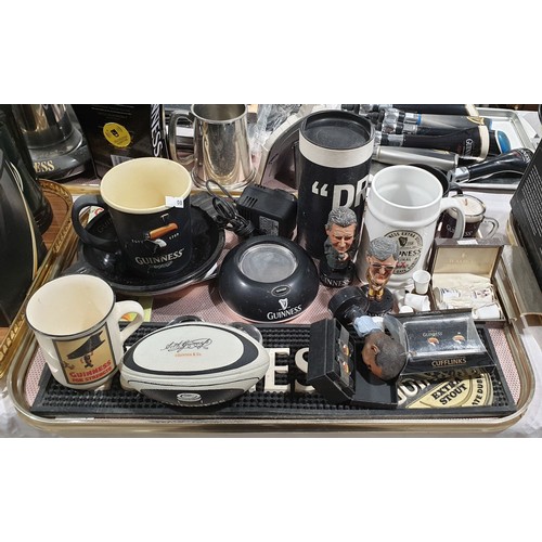 35 - A tray of Guinness memorabilia. No shipping. Arrange collection or your own packer and shipper, plea... 