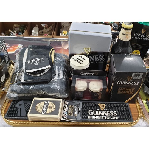 36 - A tray of Guinness memorabilia. No shipping. Arrange collection or your own packer and shipper, plea... 