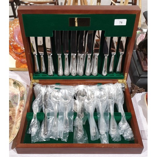 76 - A canteen of Housley cutlery and other cutlery. No shipping. Arrange collection or your own packer a... 