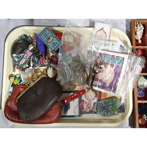 79 - A tray of collectables. UK shipping £14.