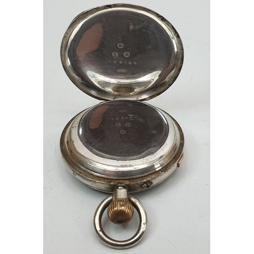 357 - A silver pocket watch, the dial and movement signed Lloyd Payne & Amiel, Manchester, A/F, Birmingham... 