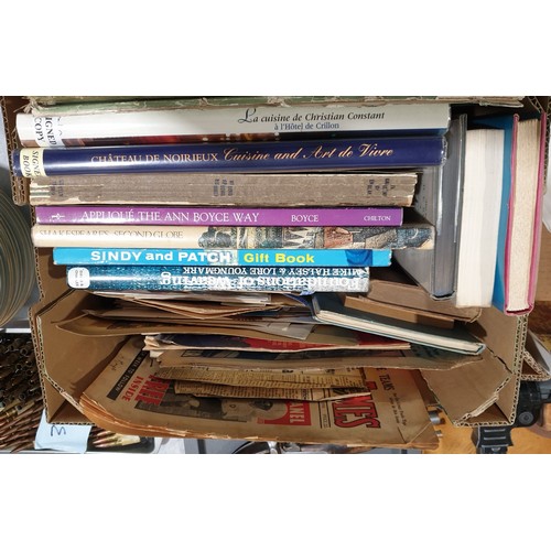 153 - A box of books and ephemera. No shipping. Arrange collection or your own packer and shipper, please.