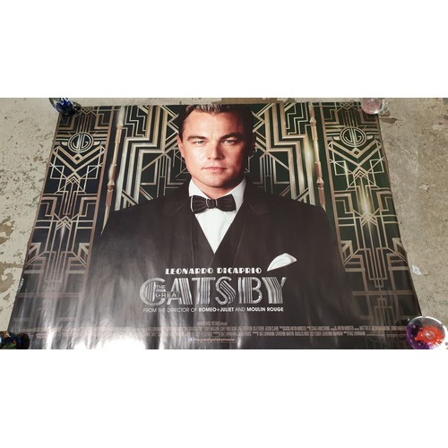 245 - Eight movie posters including, Prometheus, The Great Gatsby, Rock of Ages and a rugby poster, height... 