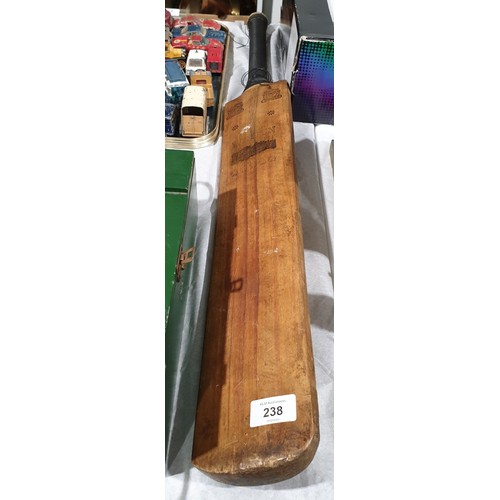 238 - A Wisden cricket bat. No shipping. Arrange collection or your own packer and shipper, please.