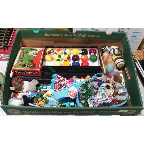 242 - A box of toys. UK shipping £14.