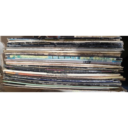 393 - A box of vinyl LPs. UK shipping £14.