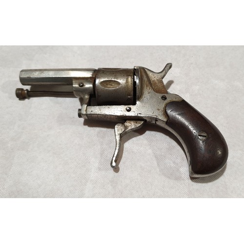 431 - An antique Bulldog style .22 rim fire top venting starting pistol, A/F, length 4.5