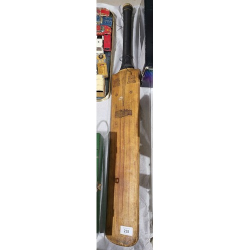 238 - A Wisden cricket bat. No shipping. Arrange collection or your own packer and shipper, please.