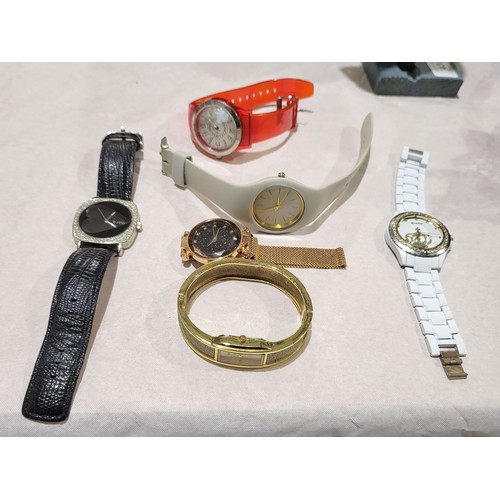 439 - A selection of ladies wrist watches. UK shipping £14.