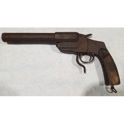 430 - An antique flare gun A/F, length 15.5