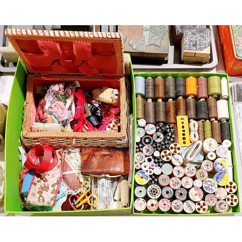 6 - A selection of sewing items. UK shipping £14.