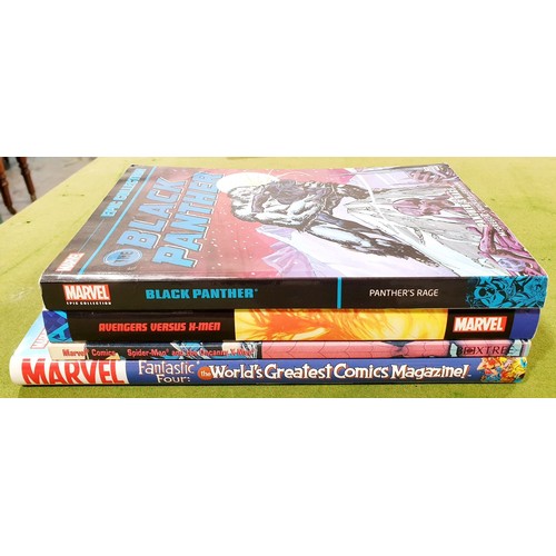 119 - Seven vintage Marvel comics including Thor and The Fantastic Four together with  four other Marvel g... 