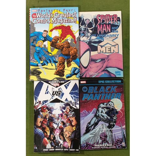 119 - Seven vintage Marvel comics including Thor and The Fantastic Four together with  four other Marvel g... 