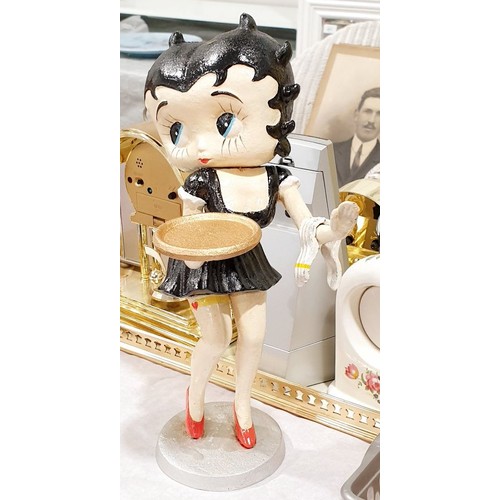 20 - A cast iron figure of Betty Boop, height 12