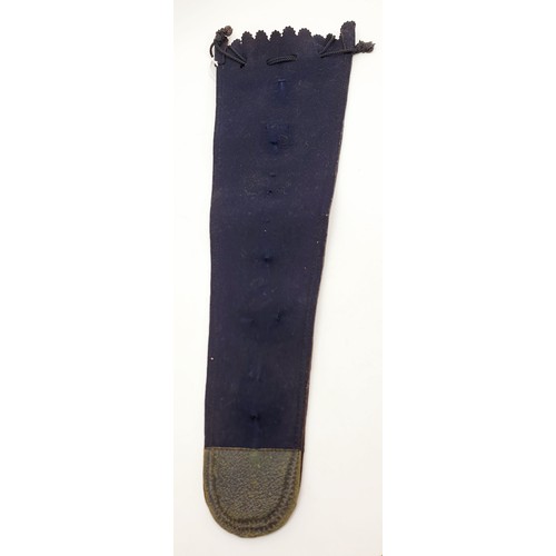 439 - An original WWII Second World War Third Reich Nazi German Marinehelferin felt sheath, length 490mm. ... 