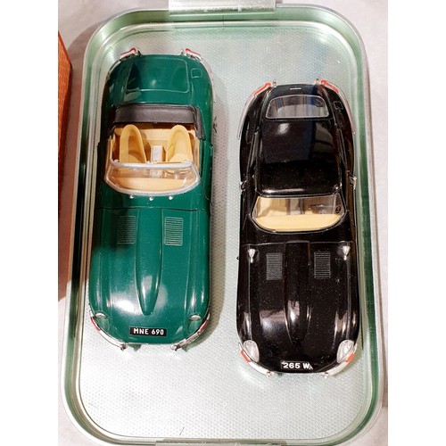 200 - A Burago model of a Jaguar E-type and one other which is A/F. No shipping. Arrange collection or you... 