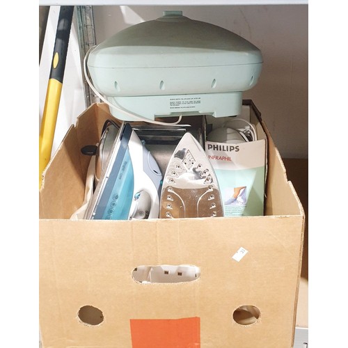 238 - Two boxes of small electricals. No shipping. Arrange collection or your own packer and shipper, plea... 