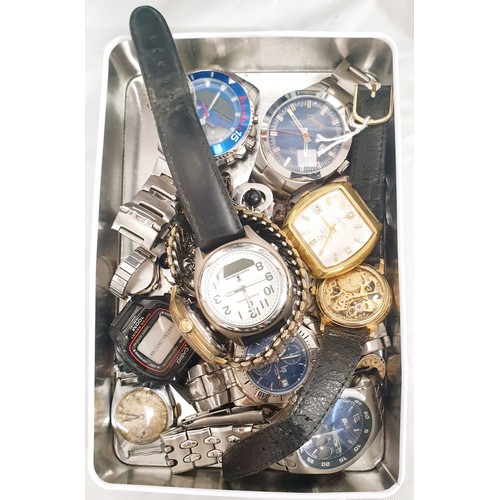 319 - A selection of wrist watches. UK shipping £14.